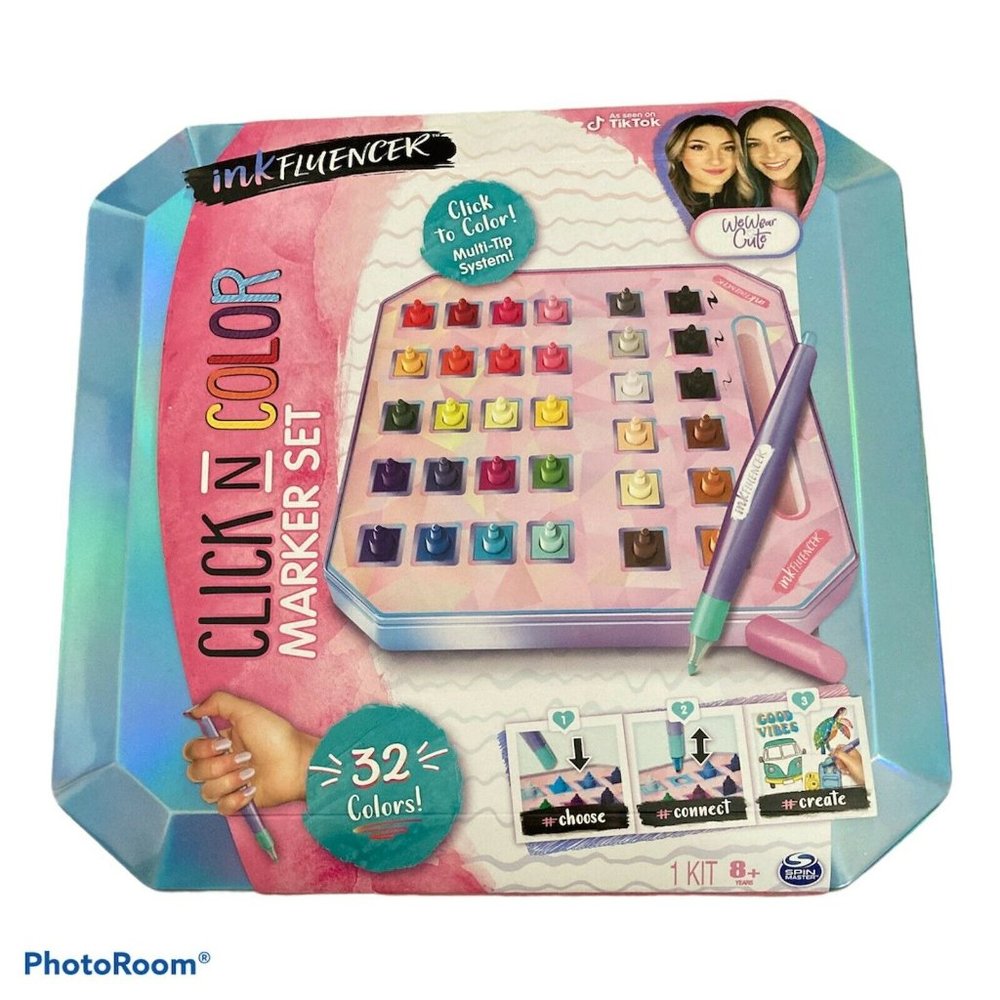 Inkfluencer Click n Color Marker Set.  Tik Tok